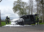 Prio 1 Brand Wegvervoer Auto Trekwei Driezum